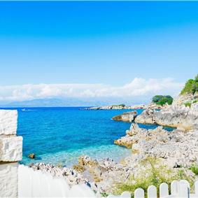 5 bedroom villa with pool & seaview, Perithia, sleeps 10